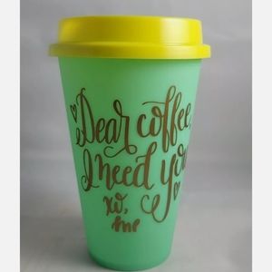 Dear coffee color changing coffee to go cup